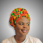 Duma Mbili African Print Bonnet wrap - Image 6