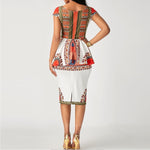 African Dashiki Top And Skirt - Image 2