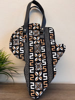 Shadia Kente African Map Hand Bag - Image 2