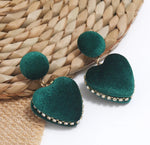 Modern Heart Earrings - Image 1
