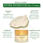 PREMIUM 100% VEGAN HYPER HYDRATOR Face Moisturizer With SPF 30 + Hyaluronic Acid + Lactic acid + Vitamin C + Kombucha - Image 4