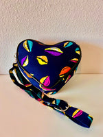 Asya Kente Heart Shaped Crossbody Bag - Image 1
