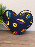 Asya Kente Heart Shaped Crossbody Bag - Image 2