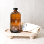 Organic Pure Castor Oil + Cloth Pack Bundle - Image 1