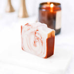 Citrus Cedarwood Handmade Tallow and Goat Milk Soap Bar - Image 1