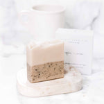 Coffee + Cream Handmade Tallow and Goat Milk Soap Bar - Image 1