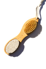 Bamboo Exfoliating Foot Pedicure Tool - Image 1