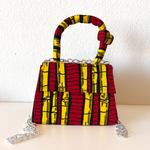 Asma Knot African Print Mini Bag - Image 3