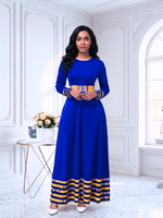 Dashiki Formal Long Sleeved Maxi Dress - Image 2