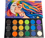 Cosmic Rainbow 18‑Shade Eyeshadow Palette – Celestial Hues & Glitter - Image 4