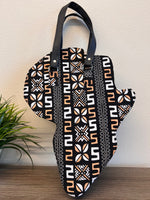 Shadia Kente African Map Hand Bag - Image 1