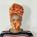 Duma Mbili African Print  Headwraps - Image 3