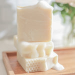 Fragrance Free Handmade Tallow + Goat Milk Soap Bar Trio - Image 4