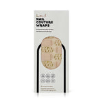 Gold Leaf & Blush Gel Nail Wrap Easy Non-Toxic No Dry Time - Image 1