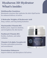 Hyaluron 3D Hydrator Multi Lamellar Emulsion The Advanced Response Face and Neck Cream-Serum with Matrixyl 3000 and Argireline Amplified - Image 7