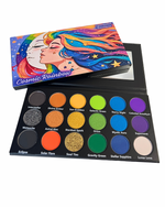 Cosmic Rainbow 18‑Shade Eyeshadow Palette – Celestial Hues & Glitter - Image 5