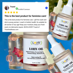 LOHV Multi-Purpose PREMIUM Rose Oil For Sensitive Skin. Clear Up Bumps, Ingrown Hairs On Face and Bikini Line, Soothes Irritation with Rosemary Oil + Vitamin E Oil + Grape Seed Oil + Sweet Almond Oil - Image 5