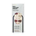 Milky Beige Abstract Gel Nail Wrap - Image 1