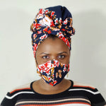 Duma Mbili African Print  Headwraps - Image 1