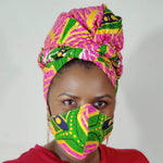 Duma Mbili African Print  Headwraps - Image 4