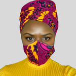 Duma Mbili African Print  Headwraps - Image 7