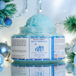 Blue Christmas Foaming Sugar Scrub - Image 1