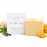 Pure Tallow + Honey Fragrance Free Handmade Tallow and Goat Milk Soap Bar - Image 2