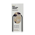 Lauren B. Beauty Navy & Nude Marble Gel Nail Wrap - Salon Quality - Image 1
