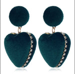 Modern Heart Earrings - Image 2