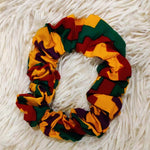 African Print Hair Scrunchies - Image 2