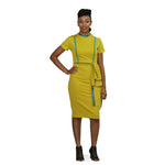 Dashiki Sequins Pencil Dress - Image 1
