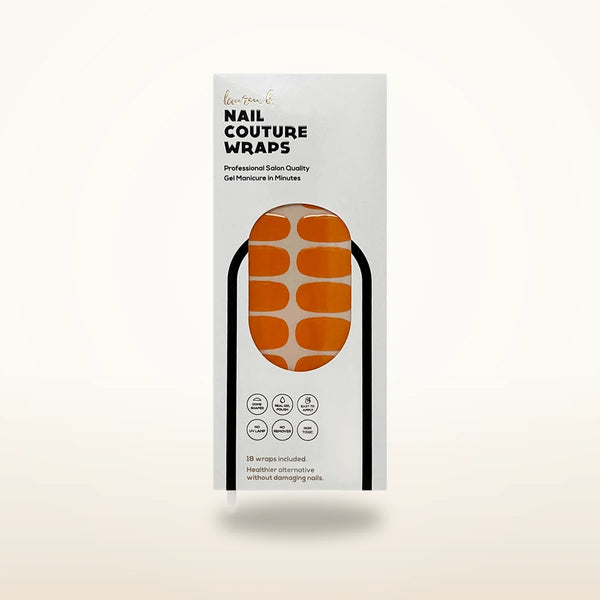 Apricot Solid Gel Nail Wrap