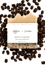 Coffee + Cream Handmade Tallow and Goat Milk Soap Bar - Image 2