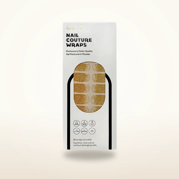 Gold Dusted Gel Nail Wrap