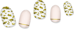 Gold Leaf & Blush Gel Nail Wrap Easy Non-Toxic No Dry Time - Image 2