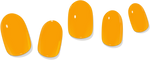 Apricot Solid Gel Nail Wrap - Image 3