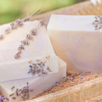 Lavender + Mint Handmade Tallow and Goat Milk Soap Bar - Image 2