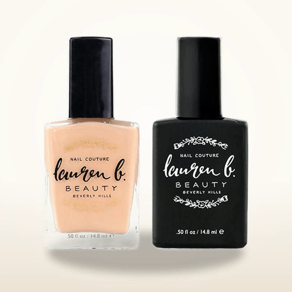 Nail Perfecter + Light Activated Gel-like Top Coat Set  - 7 free + Vegan Nail Polish