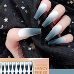 Extra Long Full Cover Coffin Press on Nails - Image 1