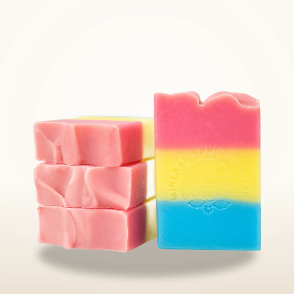 Pan Pride Strawberry Peach Handcrafted Soap