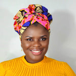 Duma Mbili African Print Bonnet wrap - Image 1