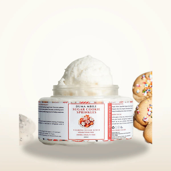 Sugar Cookie Sprinkles Foaming Sugar Scrub