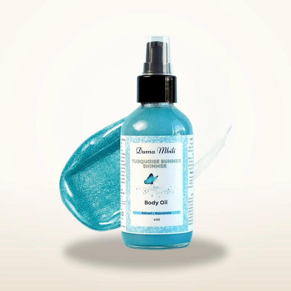 Turquoise Summer Shimmer Body Oil